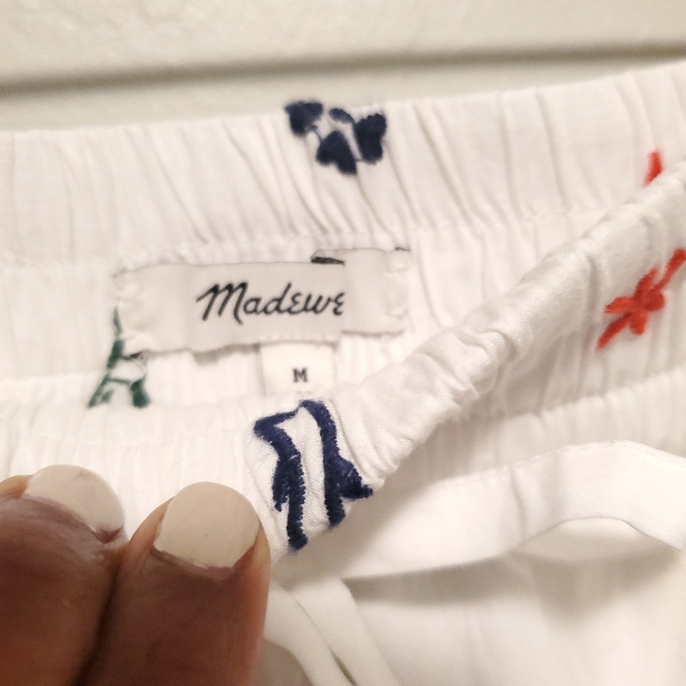 Madewell embroidered Draw string circle skirt! - Picture 2 of 7